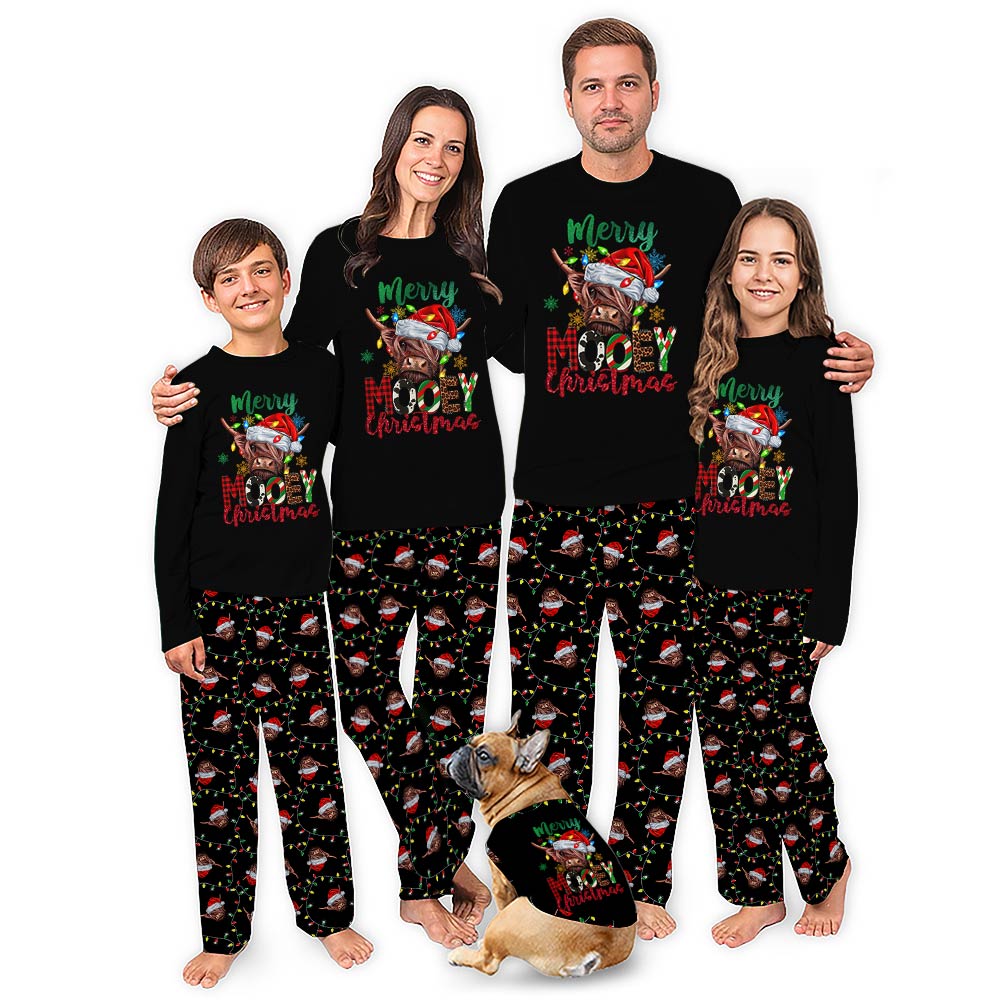 Mooey Christmas Pajamas All Sizes Mooey Christmas Pajamas All Sizes