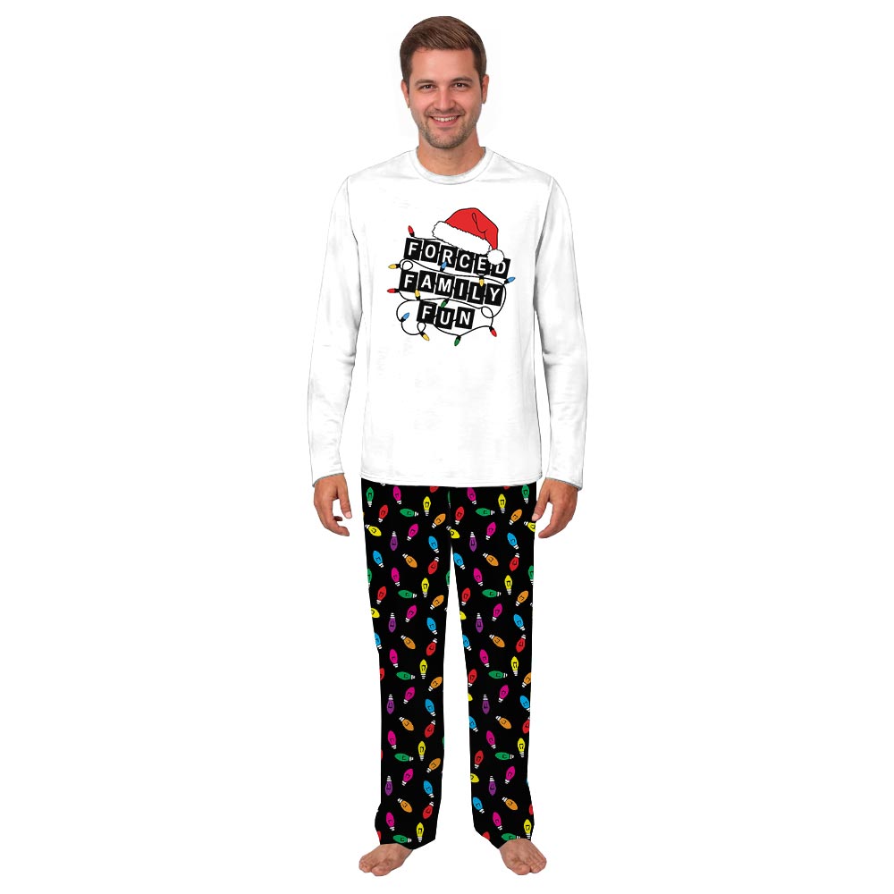 Forced Family Fun Matching Christmas PJs with Multiple Colors Forced Family Fun Matching Christmas PJs with Multiple Colors
