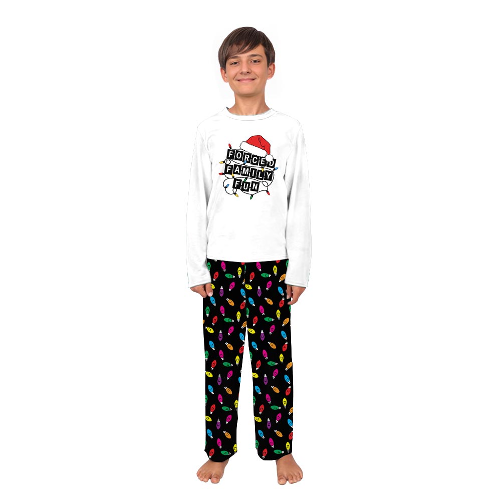 Forced Family Fun Matching Christmas PJs with Multiple Colors Forced Family Fun Matching Christmas PJs with Multiple Colors