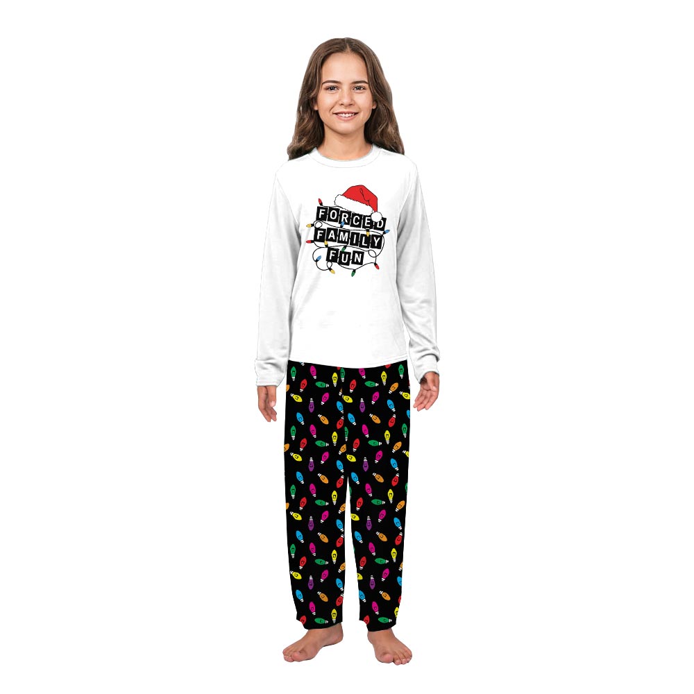 Forced Family Fun Matching Christmas PJs with Multiple Colors Forced Family Fun Matching Christmas PJs with Multiple Colors