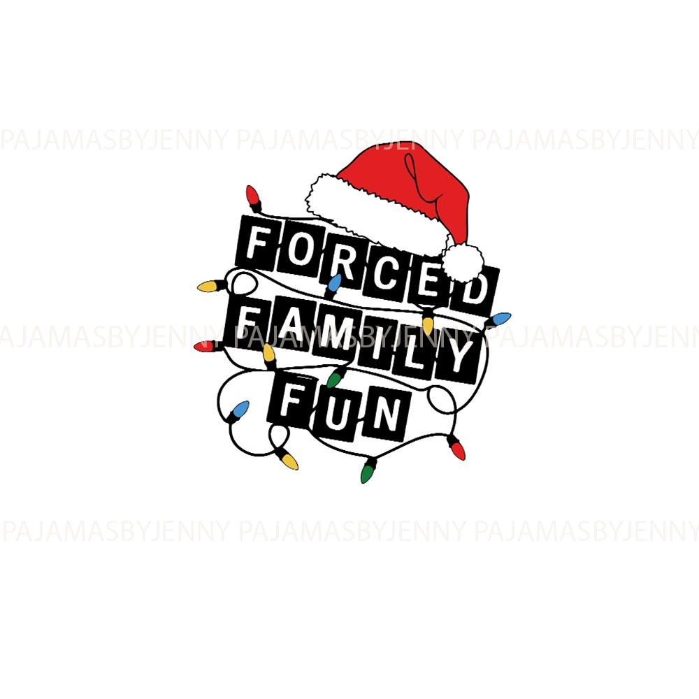 Forced Family Fun Matching Christmas PJs with Multiple Colors Forced Family Fun Matching Christmas PJs with Multiple Colors