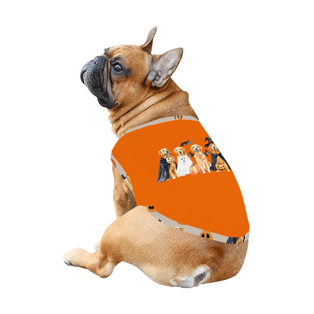 Halloween Golden Retriever Matching Family Christmas Pajamas Halloween Golden Retriever Matching Family Christmas Pajamas