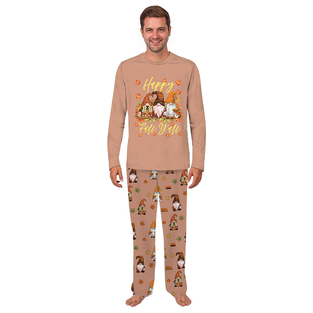 Happy Fall Yall Gnome Matching Family Pajamas All Sizes Happy Fall Yall Gnome Matching Family Pajamas All Sizes