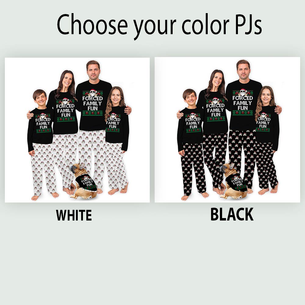 Forge Family Fun Ugly Matching Pjs For Xmas Black Forge Family Fun Ugly Matching Pjs For Xmas Black