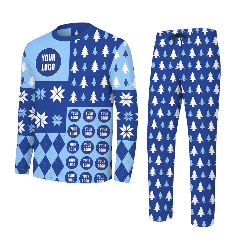 Custom Logo Sport Christmas Pajamas Matching Team and Group Custom Logo Sport Christmas Pajamas Matching Team and Group