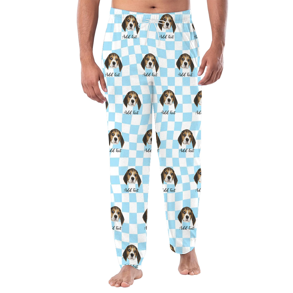 Colorful Checkered Custom Pajama Pants with Live Preview Colorful Checkered Custom Pajama Pants with Live Preview