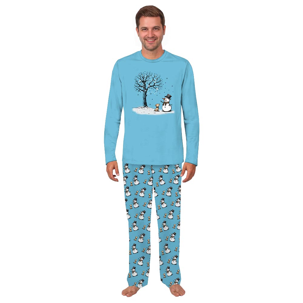 Cute Let It Snow Snowman PJ For Christmas Family Cute Let It Snow Snowman PJ For Christmas Family