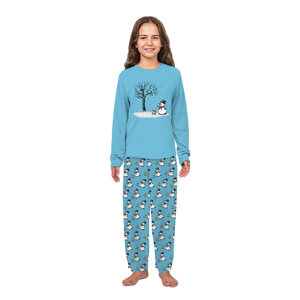 Cute Let It Snow Snowman PJ For Christmas Family Cute Let It Snow Snowman PJ For Christmas Family