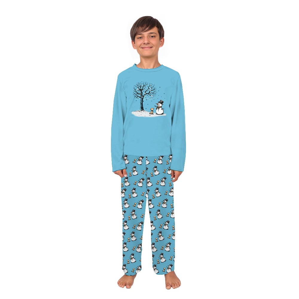 Cute Let It Snow Snowman PJ For Christmas Family Cute Let It Snow Snowman PJ For Christmas Family