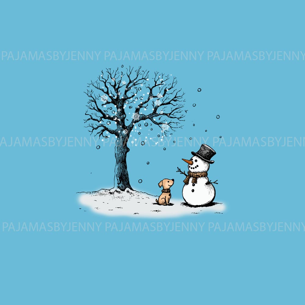 Cute Let It Snow Snowman PJ For Christmas Family Cute Let It Snow Snowman PJ For Christmas Family