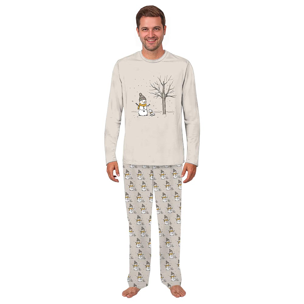 Snowman Matching Christmas Jammies With Pockets Snowman Matching Christmas Jammies With Pockets