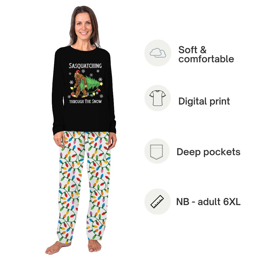 Festive Sasquatching Through The Snow Matching Christmas Outfits Festive Sasquatching Through The Snow Matching Christmas Outfits