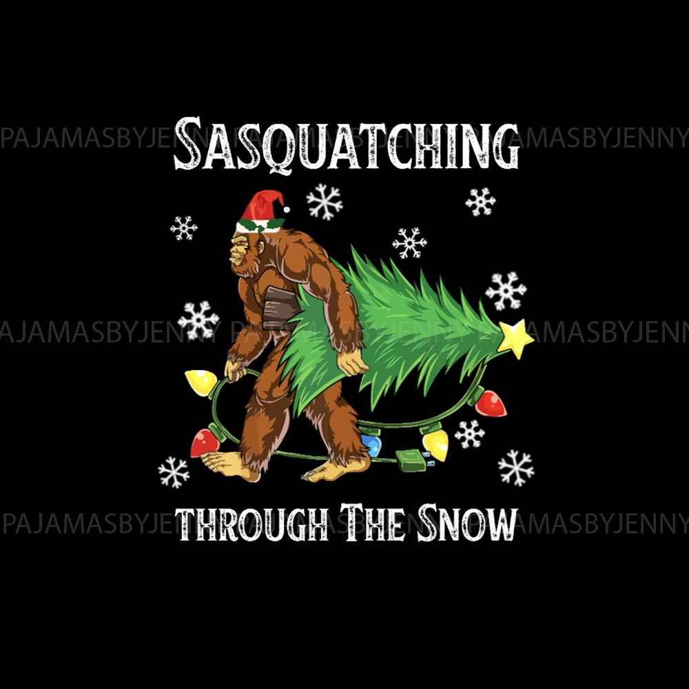 Festive Sasquatching Through The Snow Matching Christmas Outfits Festive Sasquatching Through The Snow Matching Christmas Outfits