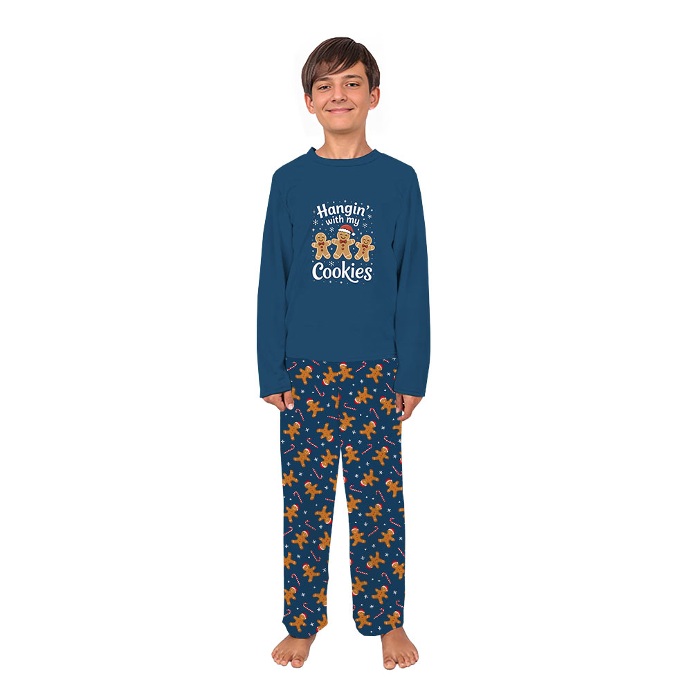 Cute Christmas Family Pajamas Hangin With My Cookies Cute Christmas Family Pajamas Hangin With My Cookies