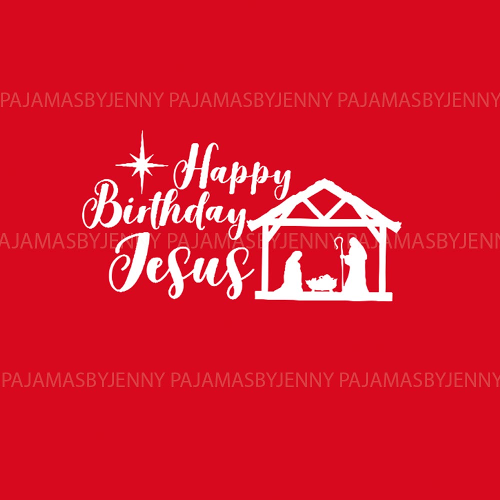 Red Religious Nativity Family Xmas PJs Plus Size with Plaid Pants Red Religious Nativity Family Xmas PJs Plus Size with Plaid Pants