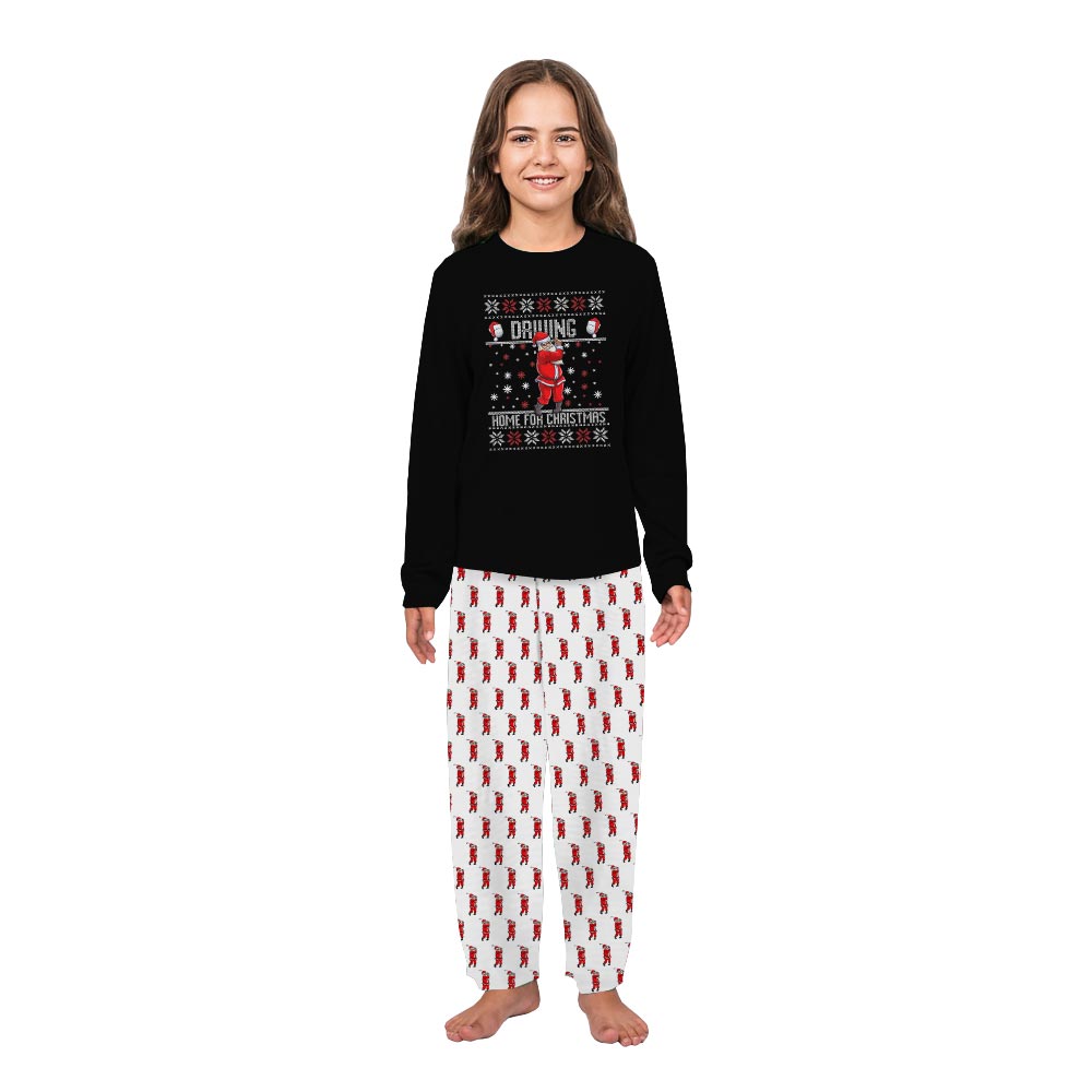 Santa Playing Golf Family Christmas Pajamas with Plus Size Santa Playing Golf Family Christmas Pajamas with Plus Size