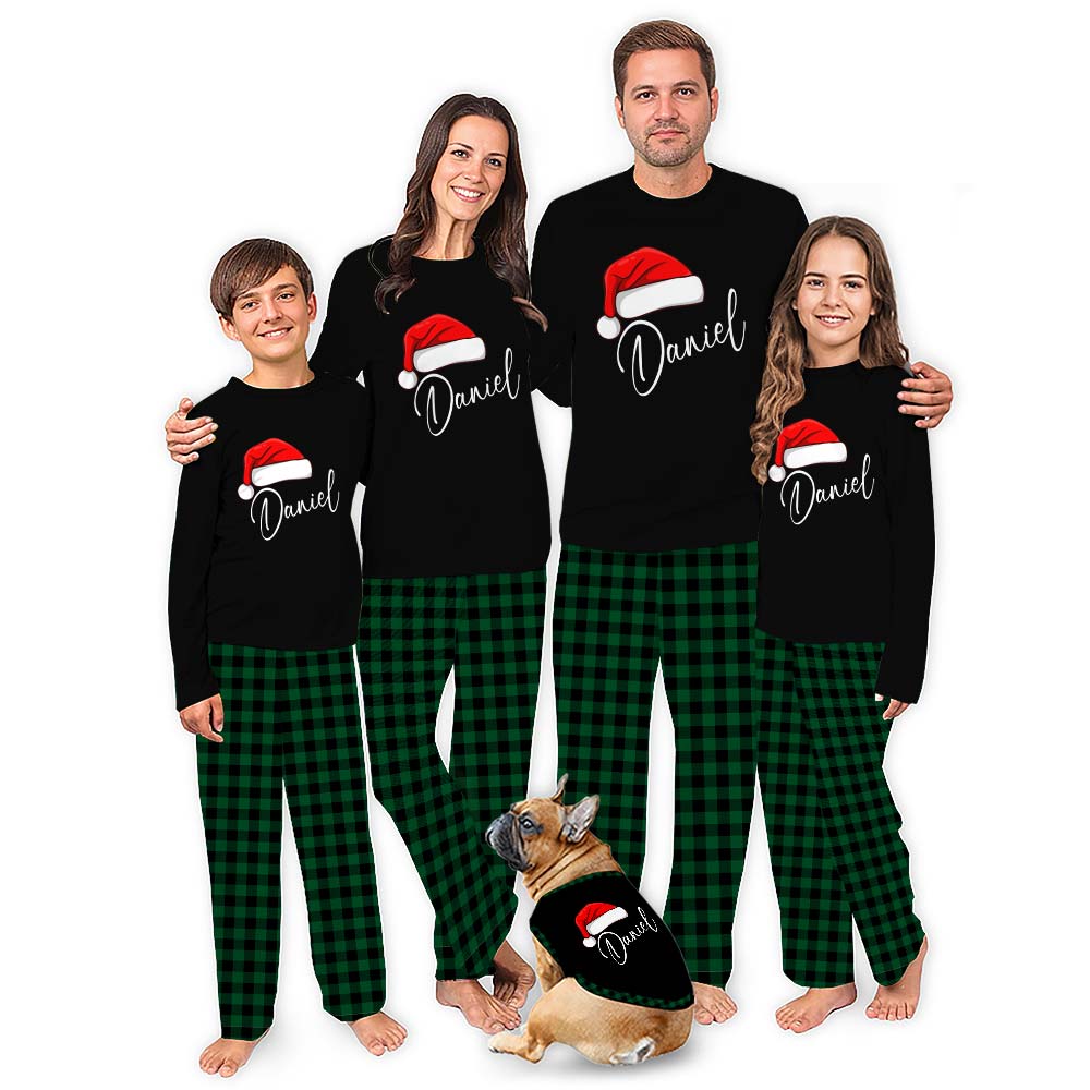 Personalized Pajamas With Name On Them Matching Family Christmas Personalized Pajamas With Name On Them Matching Family Christmas