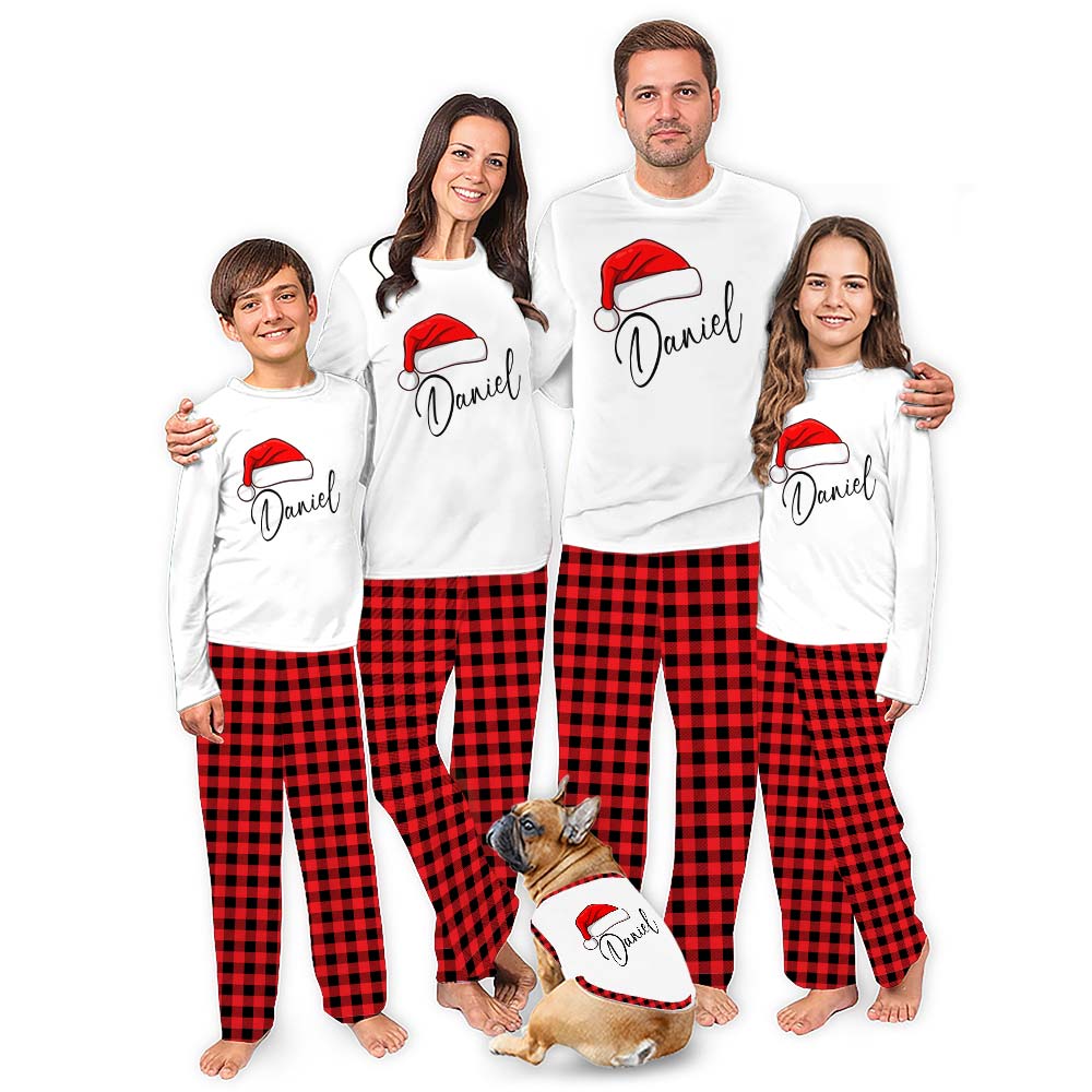 Personalized Pajamas With Name On Them Matching Family Christmas Personalized Pajamas With Name On Them Matching Family Christmas