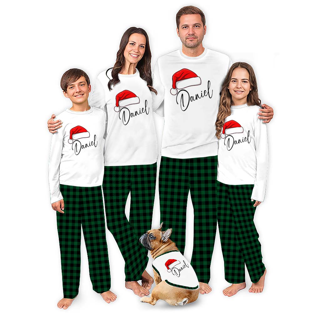 Personalized Pajamas With Name On Them Matching Family Christmas Personalized Pajamas With Name On Them Matching Family Christmas