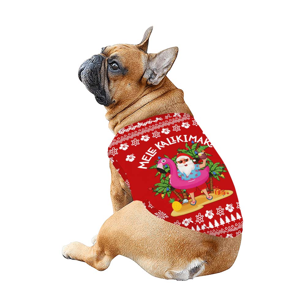 Funny Mele Kalikimaka Santa Tropical Christmas Pajamas Funny Mele Kalikimaka Santa Tropical Christmas Pajamas