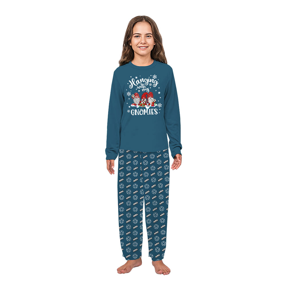 Hanging With My Gnomies Matching Group Christmas Pajamas With Pockets And Soccer Hanging With My Gnomies Matching Group Christmas Pajamas With Pockets And Soccer