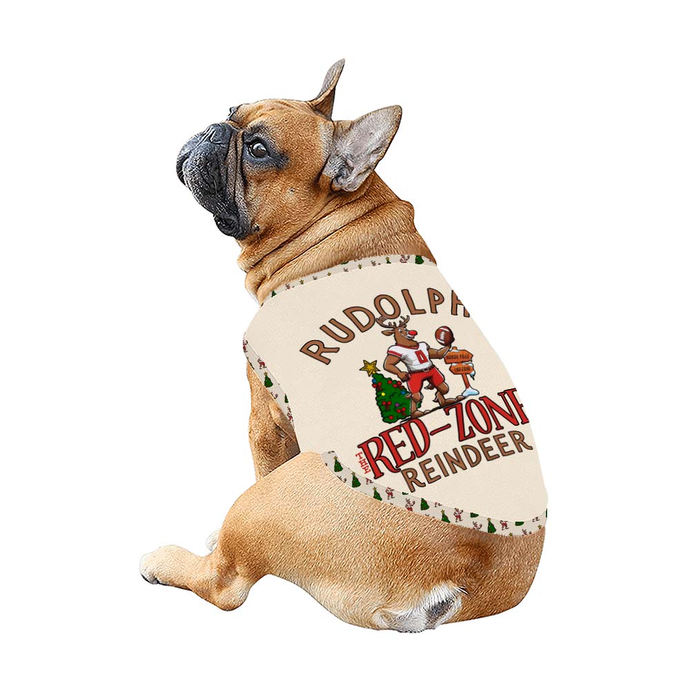 Rudolph The Red Nosed Reindeer FootBall Christmas Pajamas Matching Family Rudolph The Red Nosed Reindeer FootBall Christmas Pajamas Matching Family