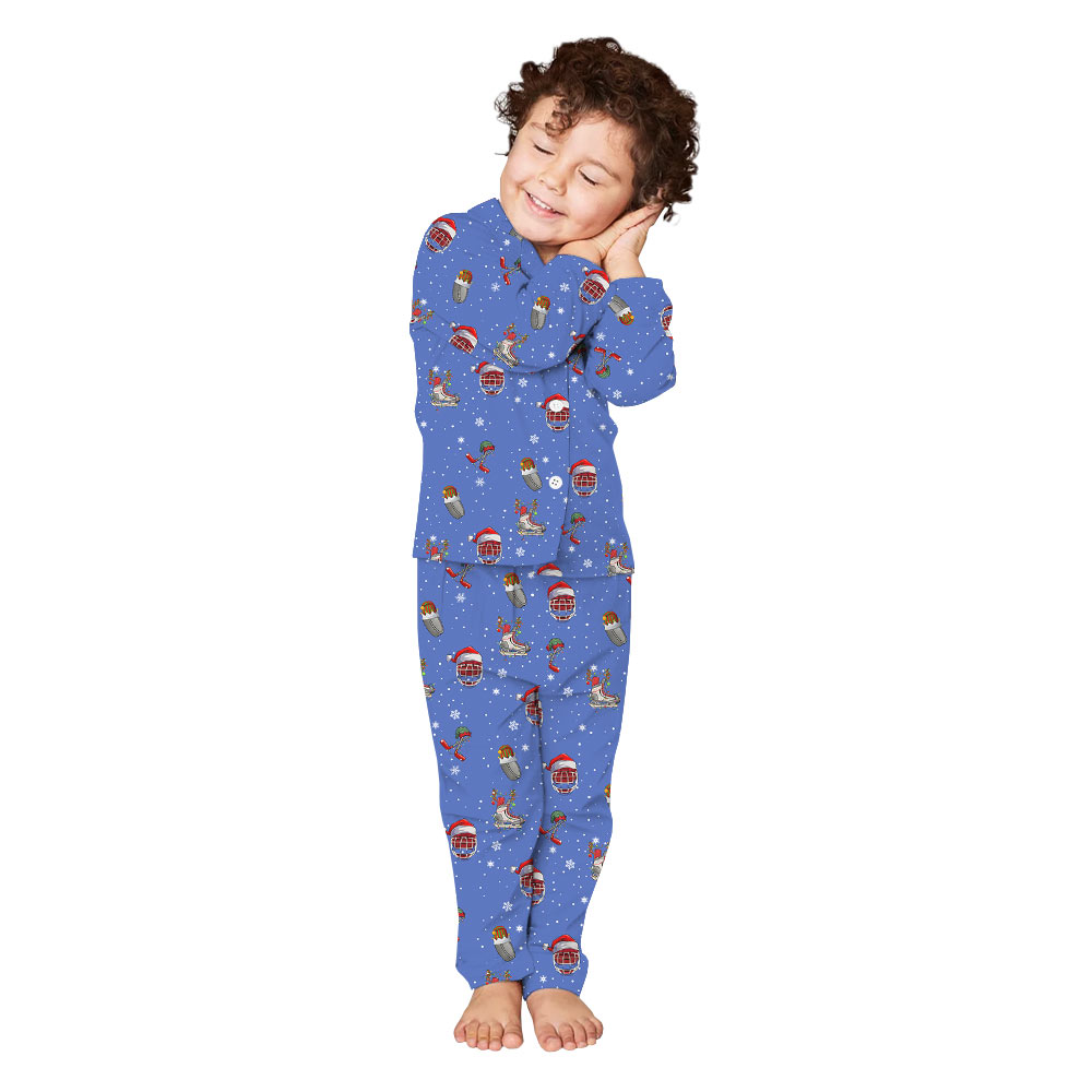 Custom Name Christmas Hockey Family Pajamas All Sizes Custom Name Christmas Hockey Family Pajamas All Sizes
