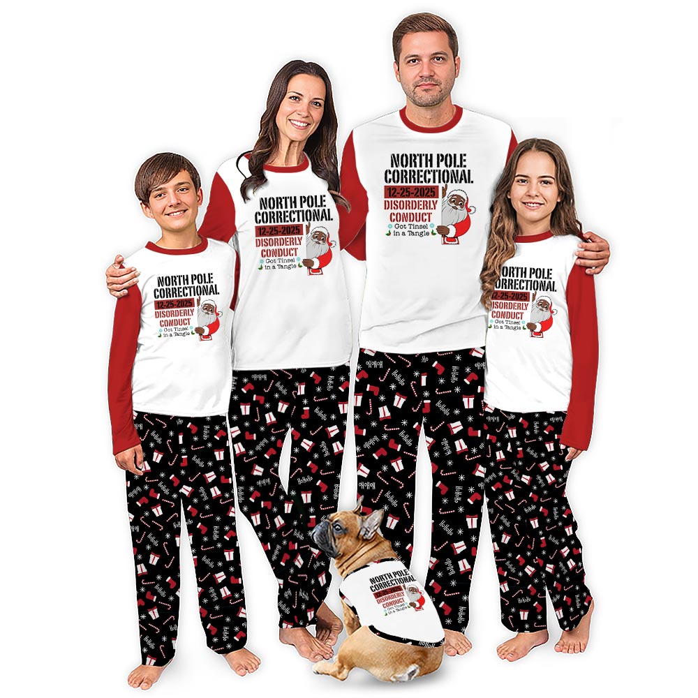 Black Santa Matching Christmas Pajamas Plus Size Up To 6XL Black Santa Matching Christmas Pajamas Plus Size Up To 6XL