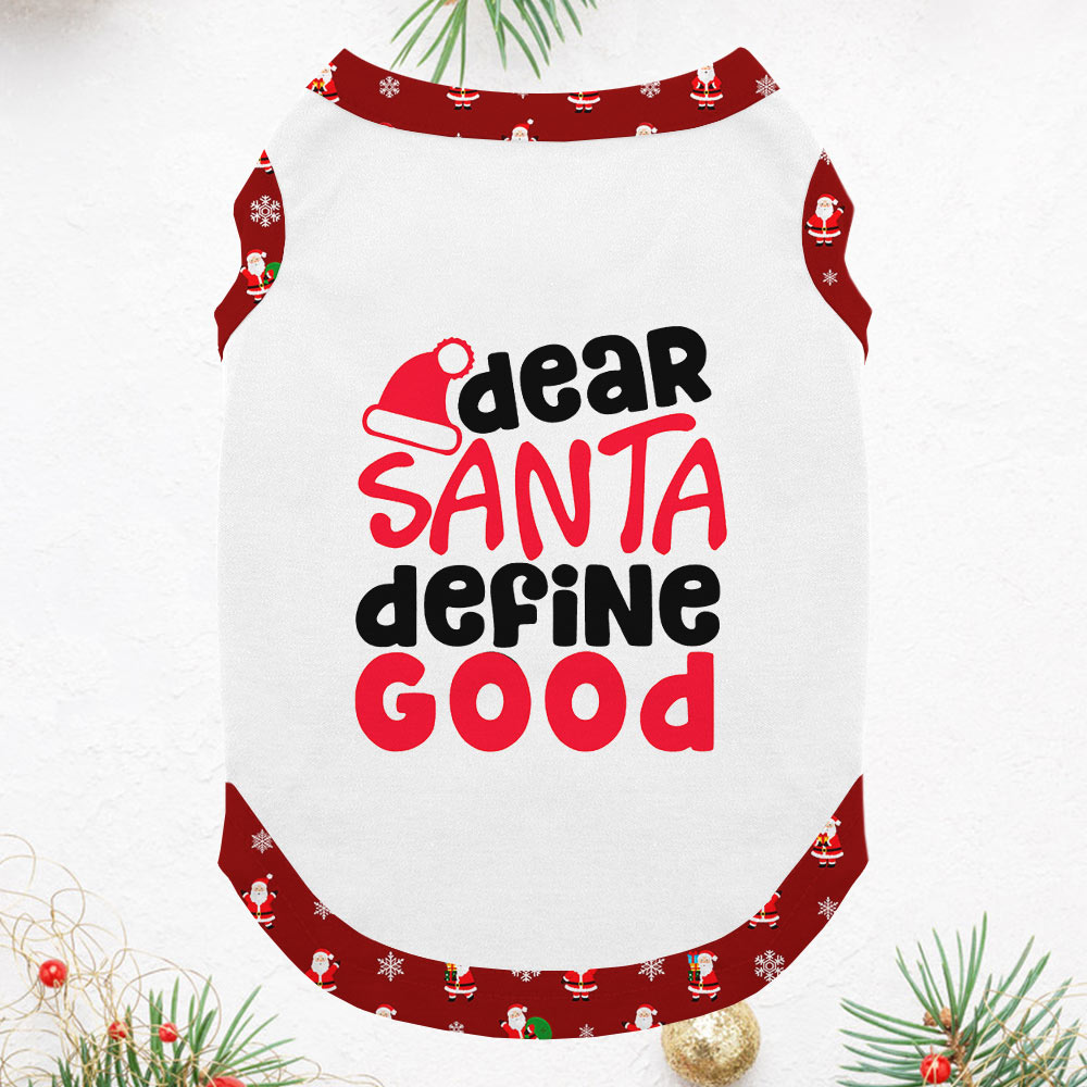 Dear Santa Define Good Matching Family Christmas Pajamas Dear Santa Define Good Matching Family Christmas Pajamas