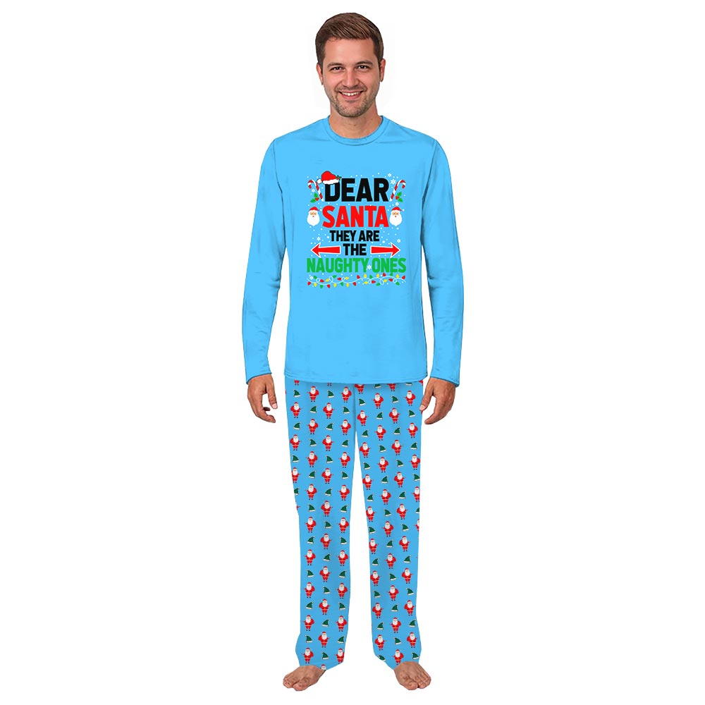 Dear Santa They're The Naughty Christmas Pajamas Matching Family Dear Santa They're The Naughty Christmas Pajamas Matching Family