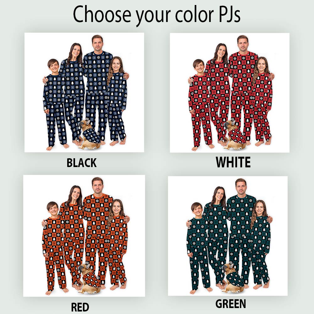 Custom Sport Team Pajamas With Logo Matching Christmas Custom Sport Team Pajamas With Logo Matching Christmas