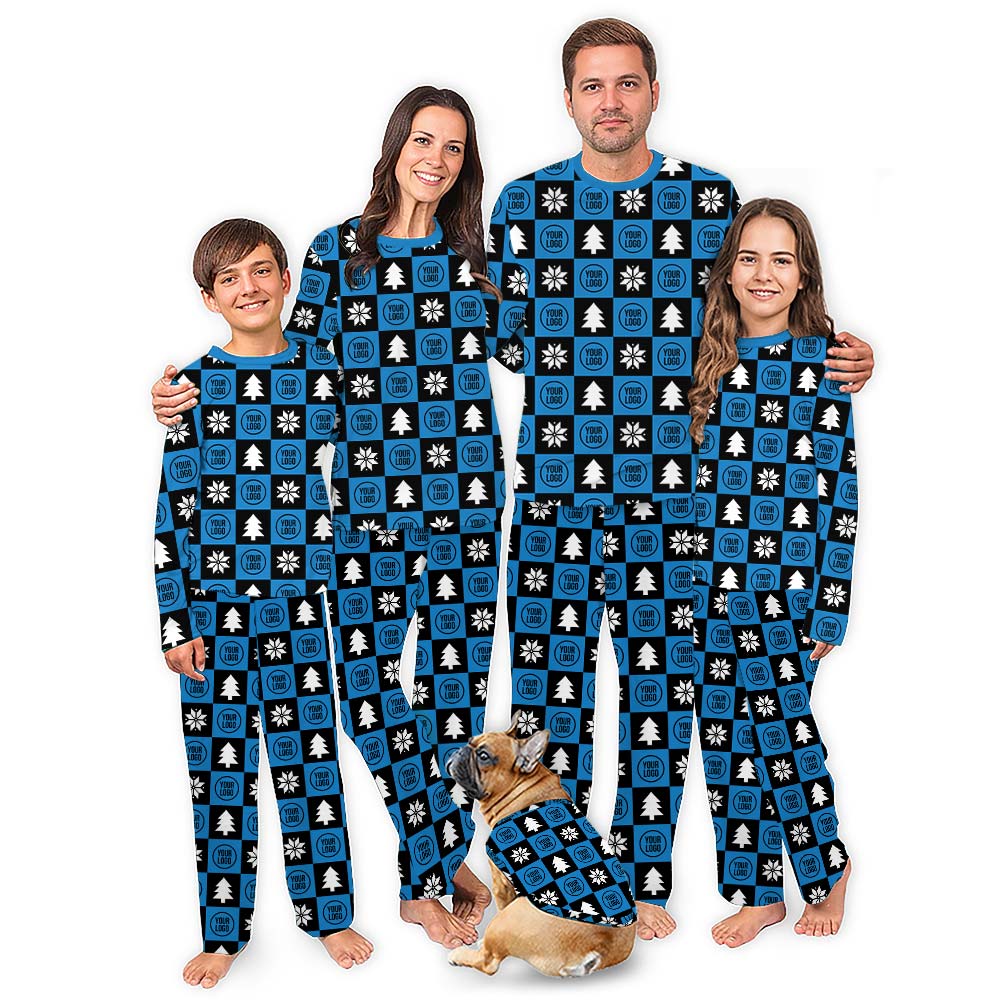 Custom Sport Team Pajamas With Logo Matching Christmas Custom Sport Team Pajamas With Logo Matching Christmas