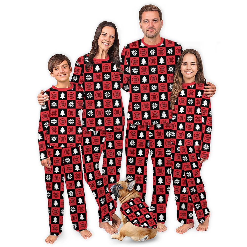 Custom Sport Team Pajamas With Logo Matching Christmas Custom Sport Team Pajamas With Logo Matching Christmas