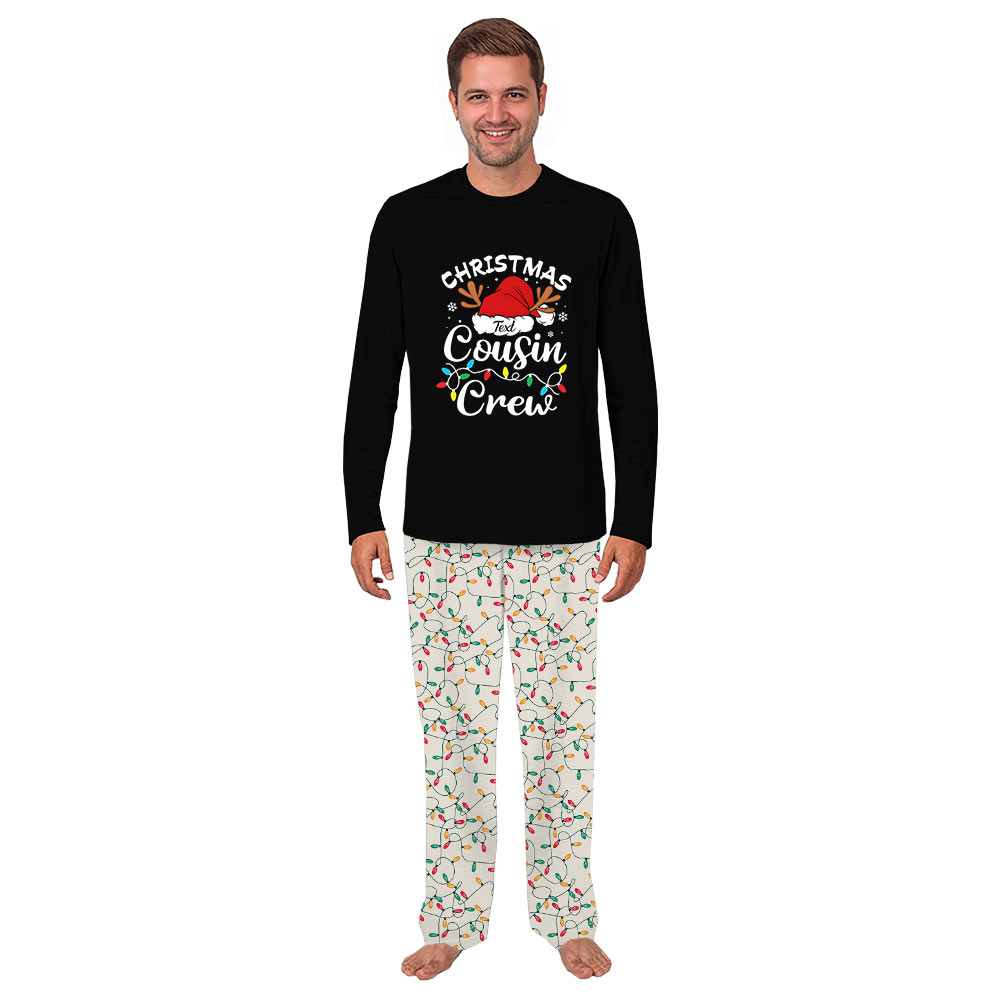Personalized Matching Cousin Christmas Pajamas With Names Personalized Matching Cousin Christmas Pajamas With Names