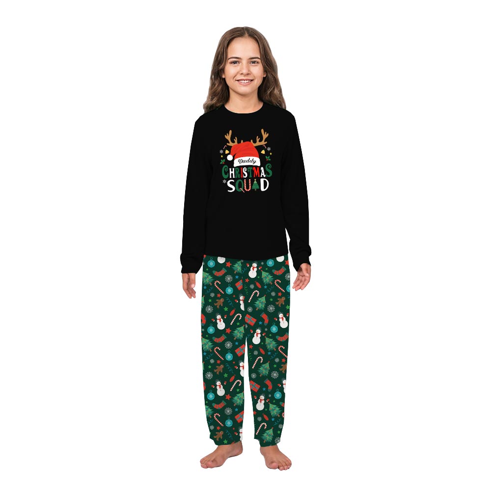 Cute Christmas Squad Custom Holiday Jammies Cute Christmas Squad Custom Holiday Jammies