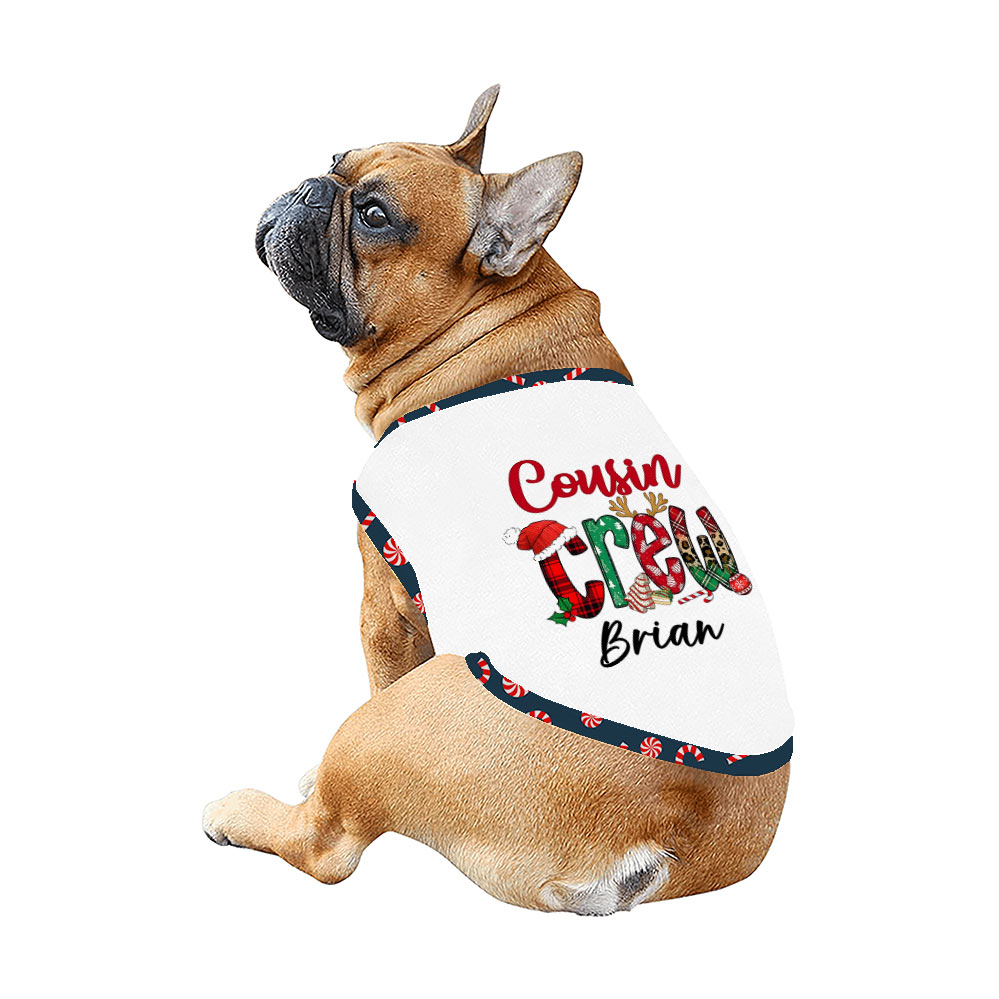 Personalized Name Cousin Crew Christmas Pajamas With Pockets Personalized Name Cousin Crew Christmas Pajamas With Pockets