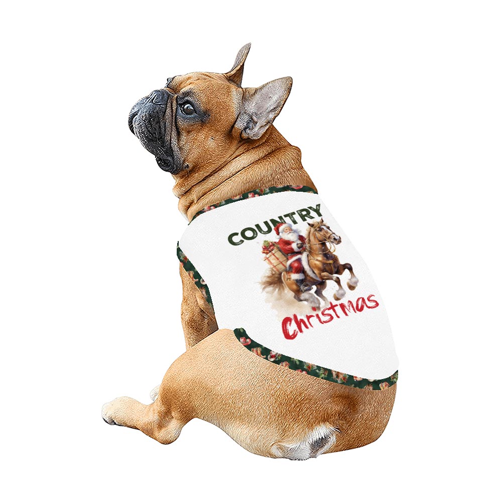 Santa Horse Matching Family Christmas Pajamas Western Country Themed