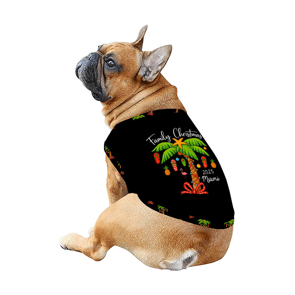 Tropical Christmas Family Pajamas With Handy Pockets Tropical Christmas Family Pajamas With Handy Pockets