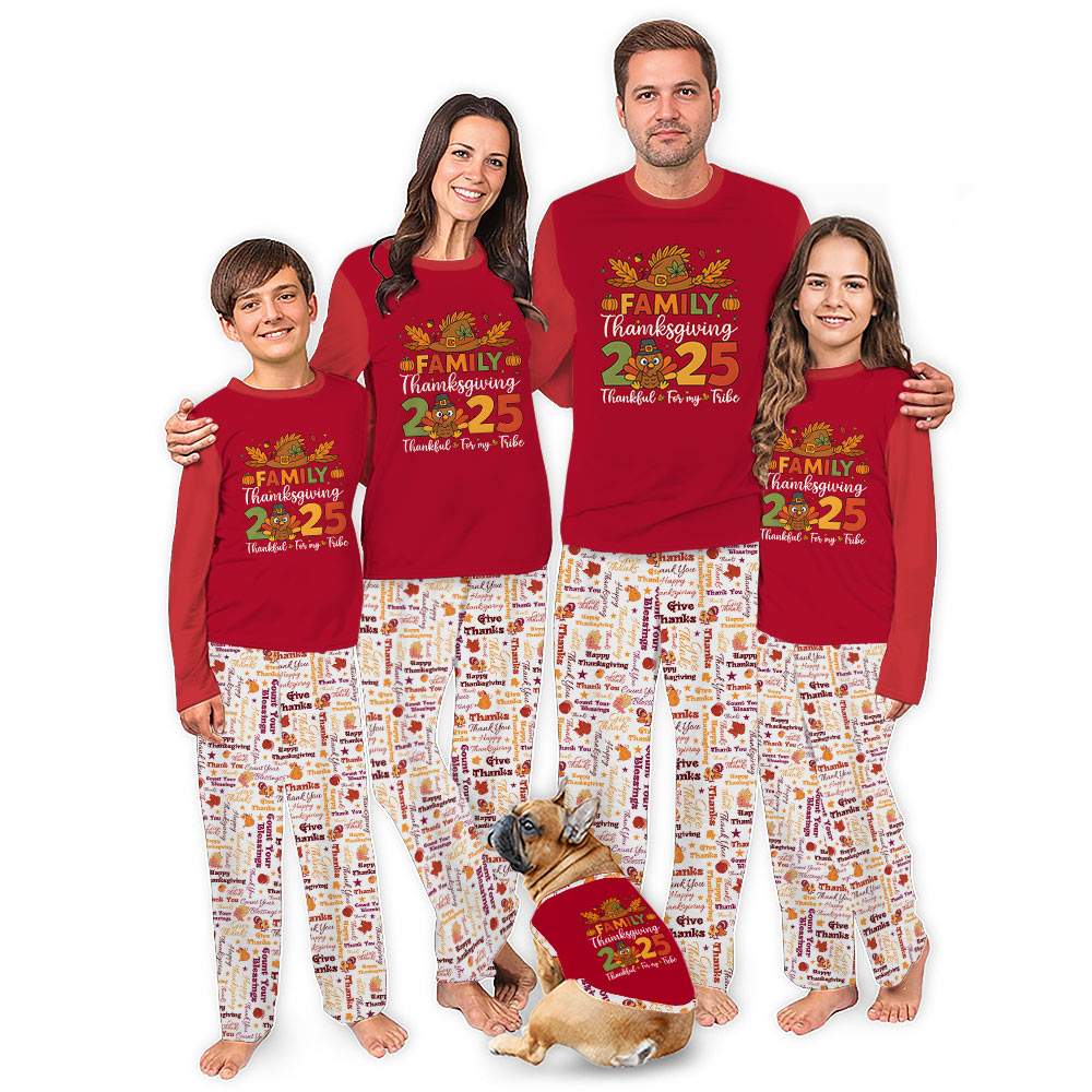 Thanksgiving Pajamas Matching With All Sizes And Pockets Thanksgiving Pajamas Matching With All Sizes And Pockets