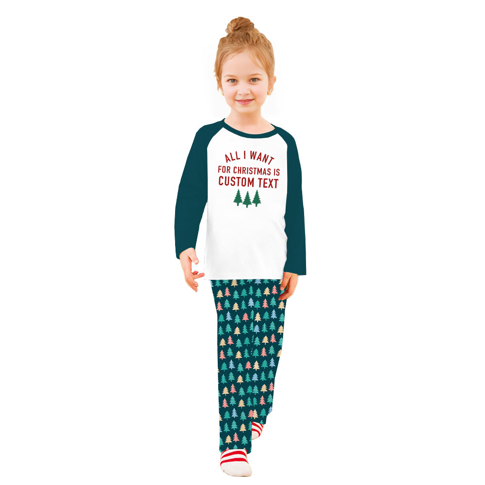 Personalized Xmas Pajamas Saying All I Want For Christmas Is U Personalized Xmas Pajamas Saying All I Want For Christmas Is U
