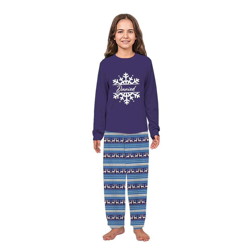 Custom Name Matching Christmas Jammies For Family All Sizes In Purple Custom Name Matching Christmas Jammies For Family All Sizes In Purple