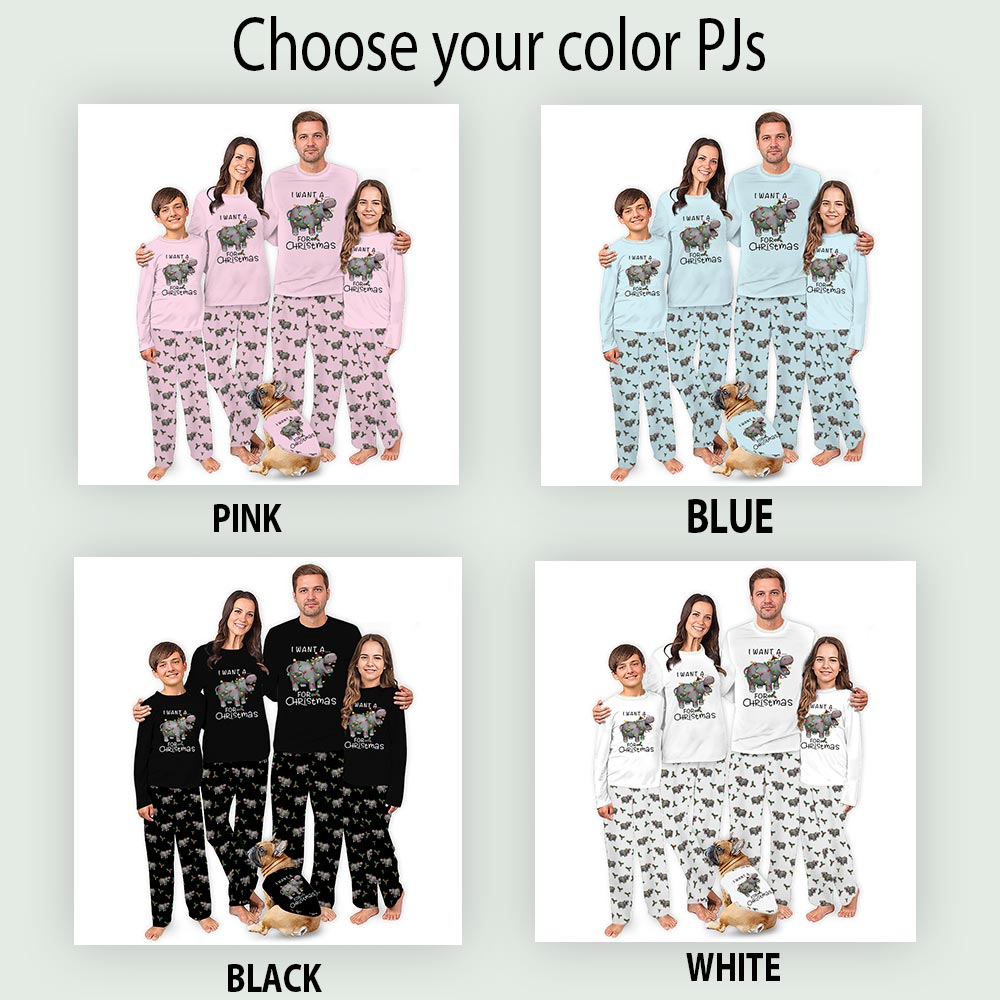 I Want A Hippopotamus For Christmas Pajamas Matching Family All Size I Want A Hippopotamus For Christmas Pajamas Matching Family All Size