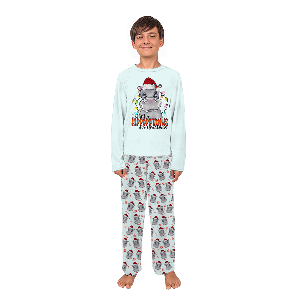 I Want A Hippopotamus For Christmas Pajamas Matching Family I Want A Hippopotamus For Christmas Pajamas Matching Family