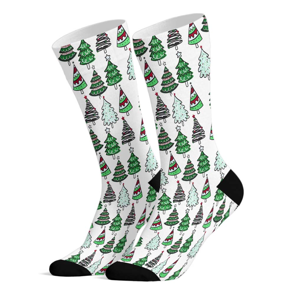 Christmas Tree Matching Socks For Family Christmas Tree Matching Socks For Family