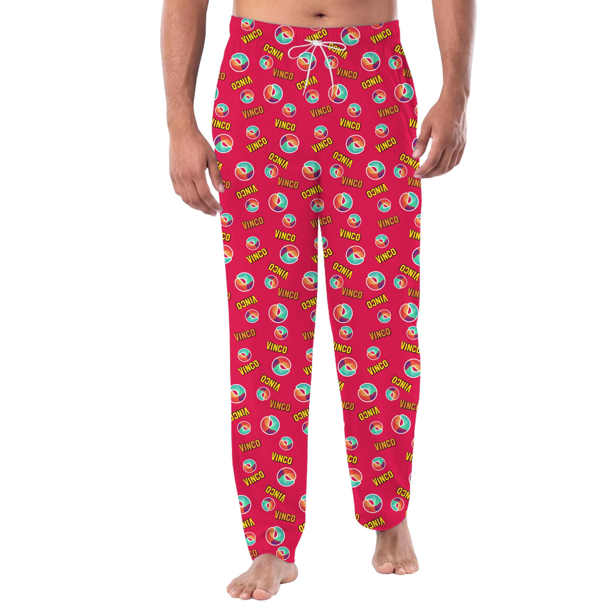 Logo and Text Custom Pajama Pants With Ultimate Preview Logo and Text Custom Pajama Pants With Ultimate Preview