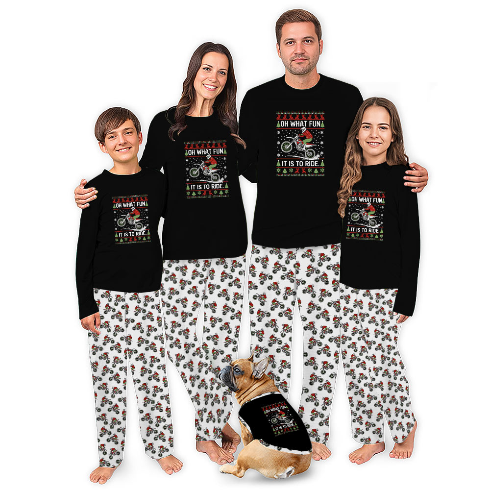 Dirt Bike Christmas Pajamas With Plus Sizes Guaranteed Racing In Comfort Dirt Bike Christmas Pajamas With Plus Sizes Guaranteed Racing In Comfort