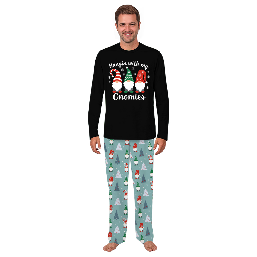 Hangin With My Gnomies Funny Gnome Christmas Pajamas Hangin With My Gnomies Funny Gnome Christmas Pajamas