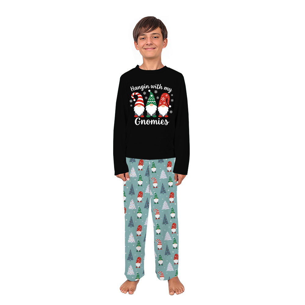 Hangin With My Gnomies Funny Gnome Christmas Pajamas Hangin With My Gnomies Funny Gnome Christmas Pajamas
