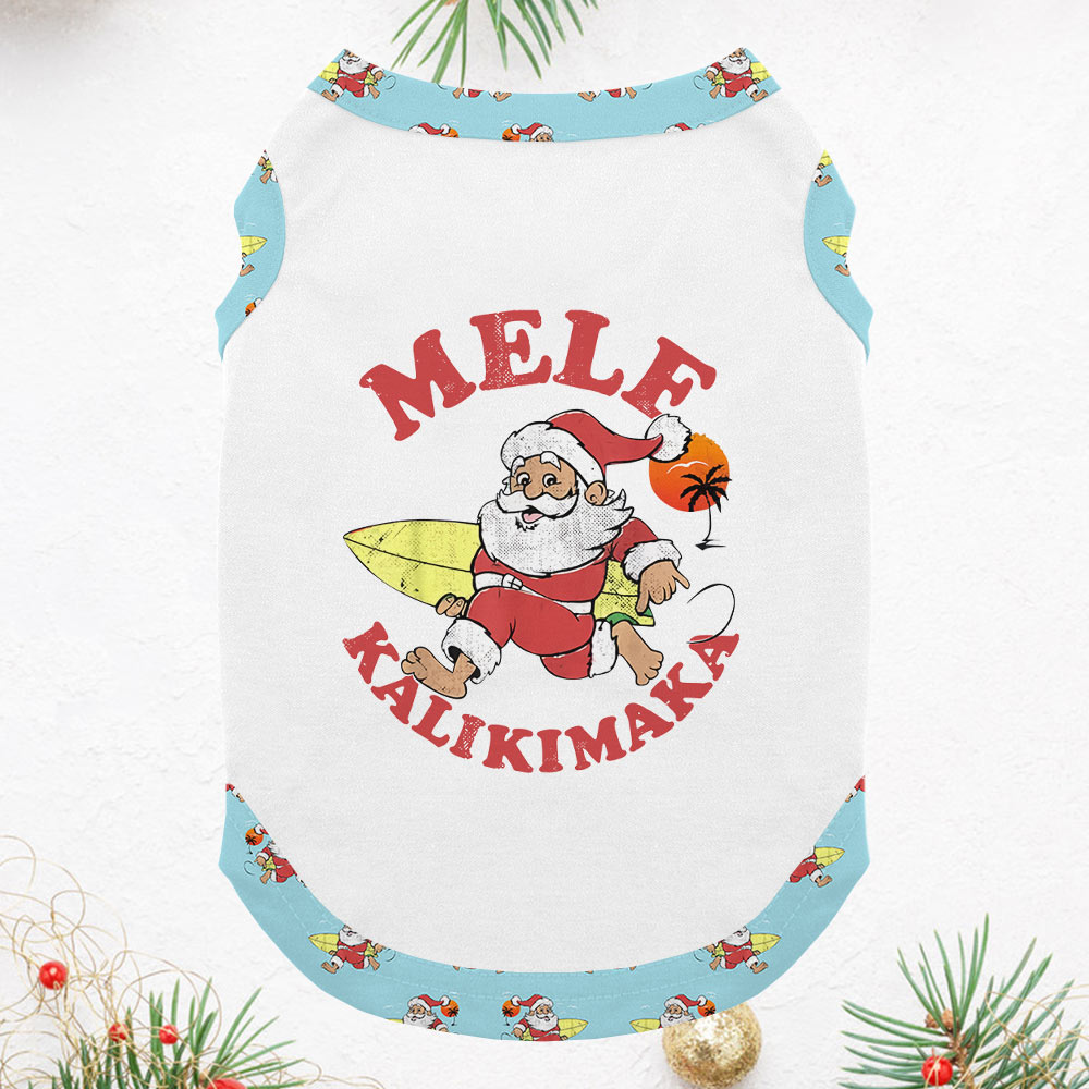 Hawaiian Santa Matching Family Christmas Jammies Saying Mele Kalikimaka Hawaiian Santa Matching Family Christmas Jammies Saying Mele Kalikimaka