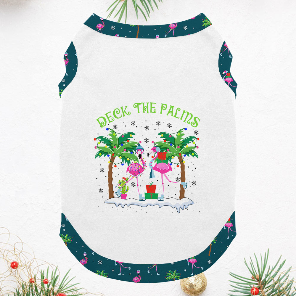 Flamingo Matching Family Holiday Pajamas With Handy Pockets